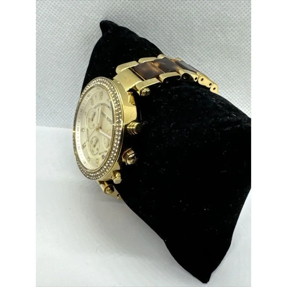 Michael Kors Parker MK5688 Women's Gold Tortoise Analog Dial Quartz Watch JNA432